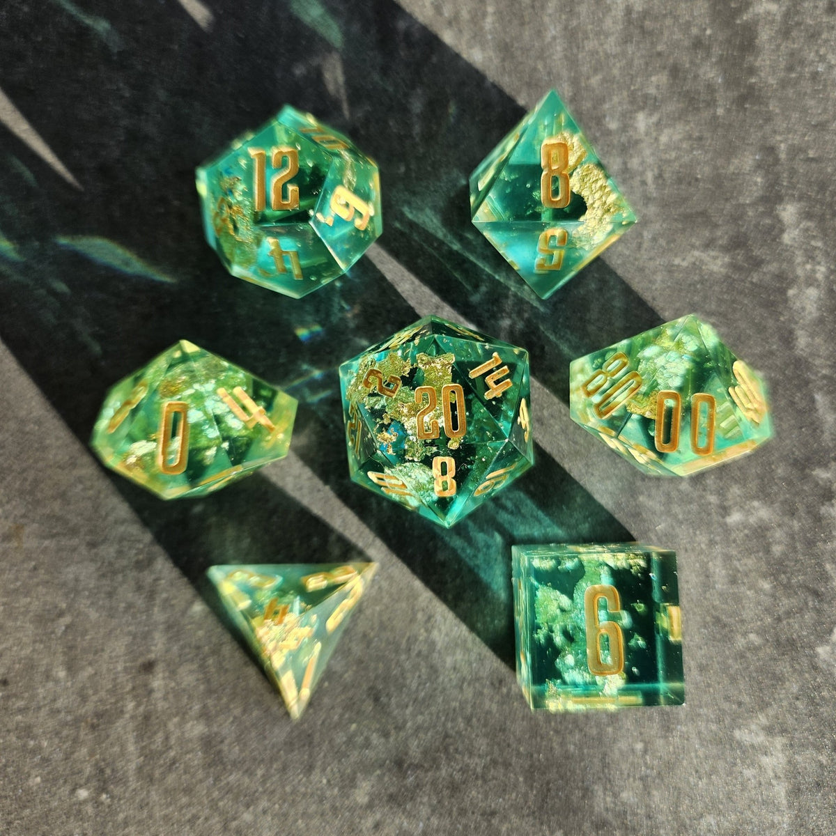 Custom - 7pc Dice Set - DiceCoven