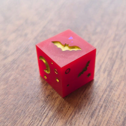 Custom D6 (Bat motif) - DiceCoven
